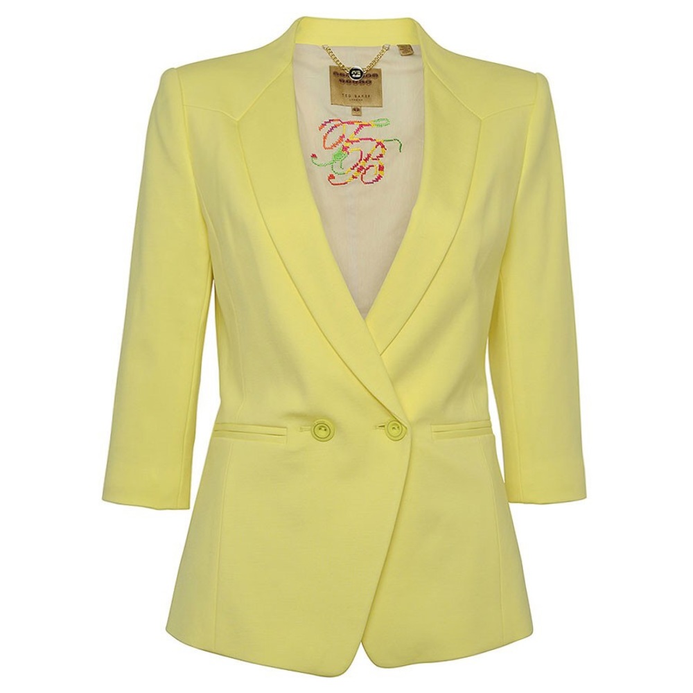 Ted Baker Meeda Blazer in Yellow